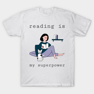 reading is my superpower T-Shirt